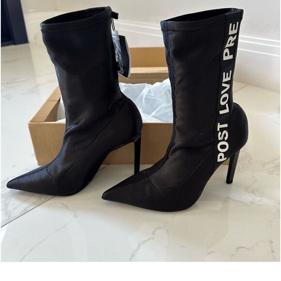 🔥Zara high heel boots size 6 brand new with tags - Picture 2 of 3